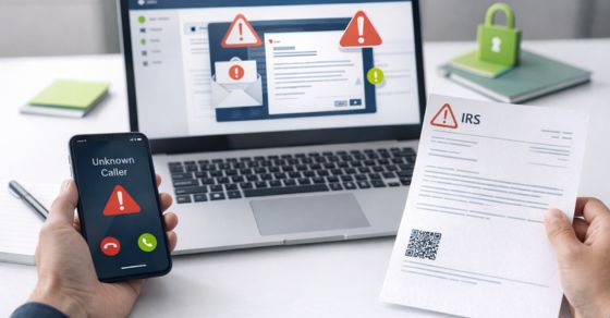 Protect yourself from fraudsters impersonating the IRS and other tax scams